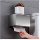 thumbnail image 3 of Soporte Porta Papel Higiénico de Pared Grande Cubierto Acero Inoxidable Plateado, 3 of 3
