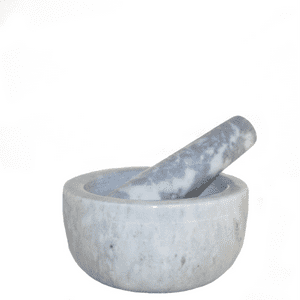 Mortero 12X6Cm Marmol Lugano