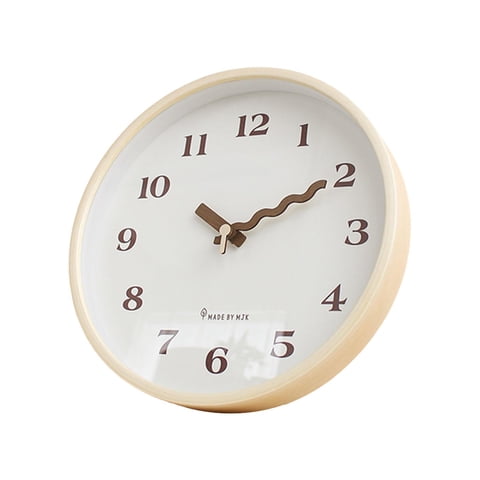 Bothyi - Reloj De Pared Redondo Silencioso Para El Hogar, Ideal Para Cocina, Baño, Hogar, Oficina Y Café.