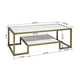 thumbnail image 3 of Mesa De Centro Marmoleada Prisma Blanco, 3 of 6