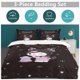 thumbnail image 5 of Kuromi Quilt Set Thicken Soft 3 Pieces Bedding Set All Season Duvet Cove with 2 Pillowcases for Adult Women Girls Teens Home Room Decor, 5 of 5