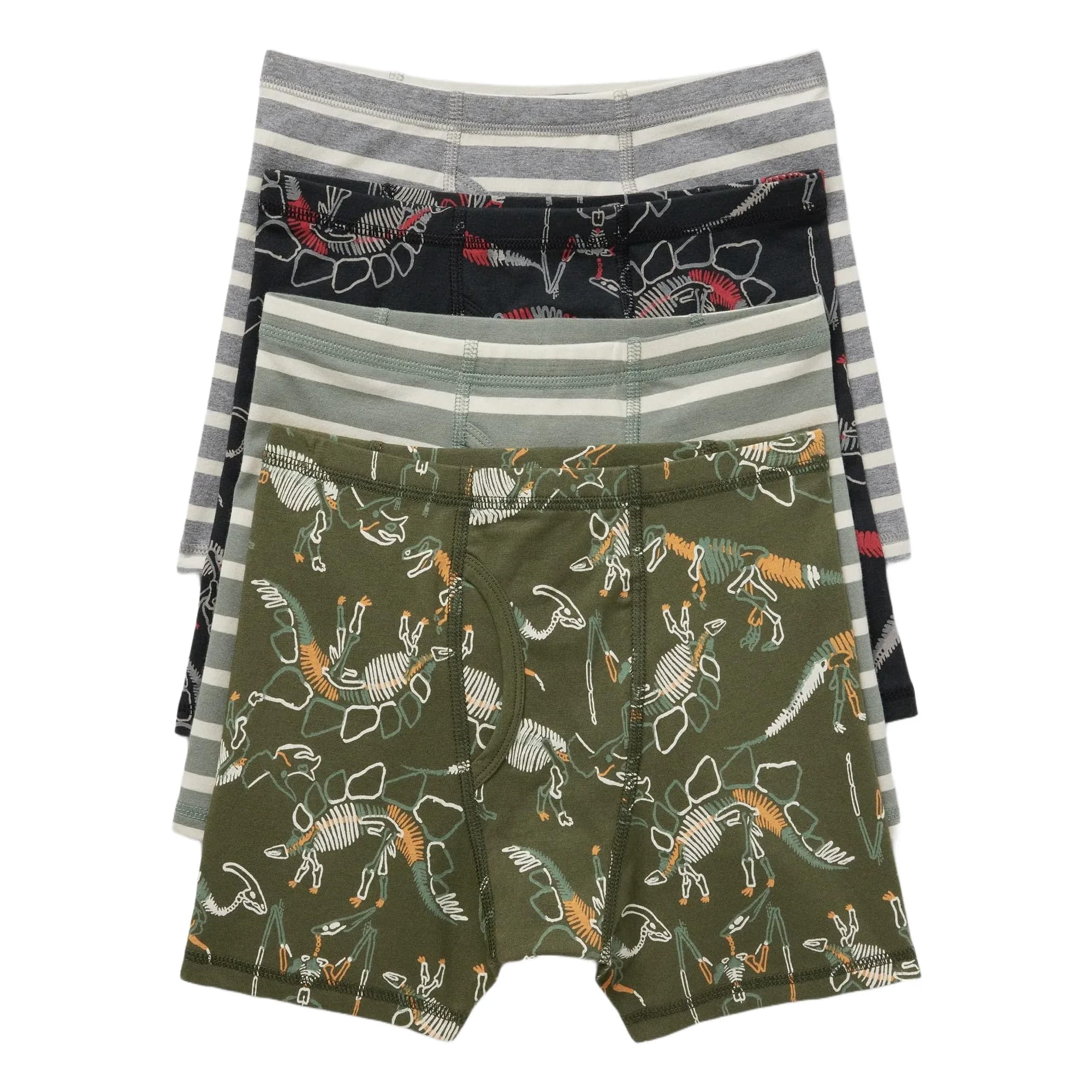Calzoncillos Tipo Bóxer Gap Para Niños, Paquete De 4 Unidades, 100% Algodón, Talla S