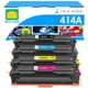 thumbnail image 1 of Paquete de 4 cartuchos de tóner TRUE IMAGE 414A para HP MFP M479fdw, 1 of 9