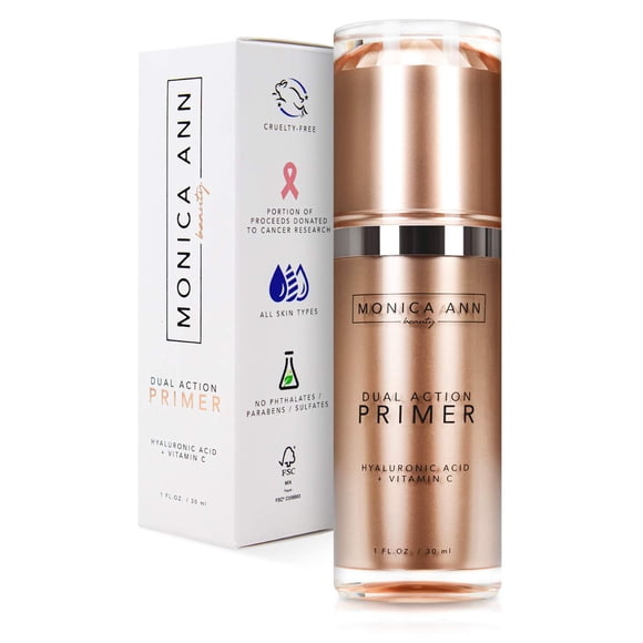 Prebase de maquillaje Monica Ann Beauty Dual-Action 30 ml con vitamina C