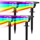 thumbnail image 1 of Luces solares multicolor cambiantes NYMPHY impermeables RGB, paquete de 4, 1 of 6