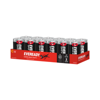 Pack 12 Pilas Carbón Zinc C 1.5V Mediana Eveready