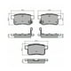 thumbnail image 2 of Pastillas Freno para auto Acura TSX 2009-2014 Trasero, 2 of 4