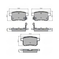 Pastillas Freno Para Auto Comline Cbp31711
