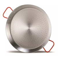 Genérico - Paellera Valenciana De 34 Cm En Acero, 6 Porciones