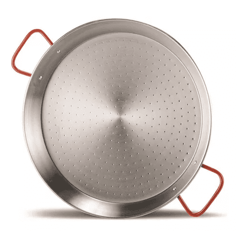 Genérico - Paellera Valenciana De 34 Cm En Acero, 6 Porciones