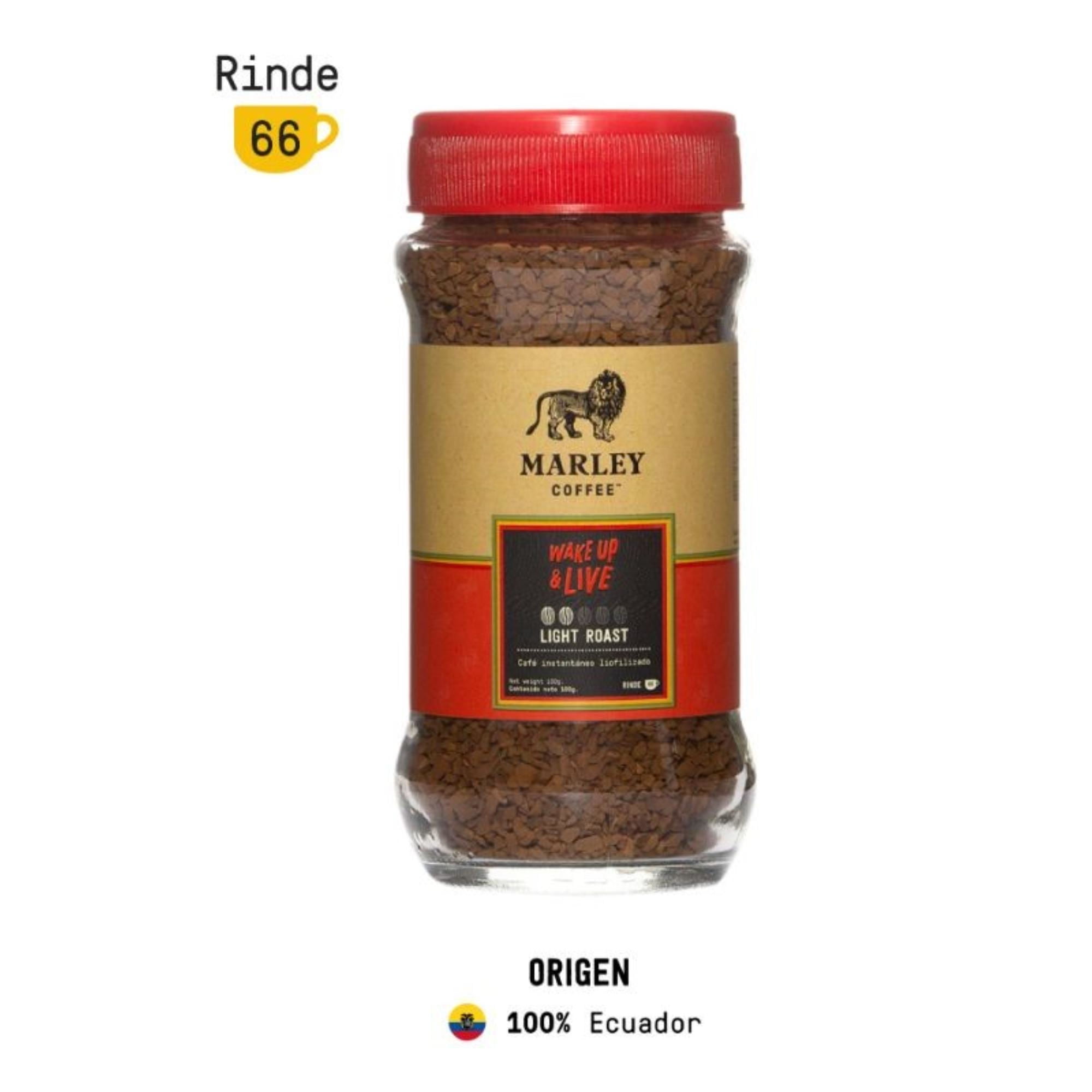 Café Liofilizado Wake Up & Live Frasco 100 g Marley Coffee