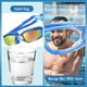thumbnail image 5 of Gafas de natación con montura grande, resistentes al agua y a la niebla, de silicona galvanizada HD para adultos, para hombres y mujeres., 5 of 6
