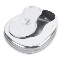 Genérica - Chata Urinario Acero Inoxidable Con Tapa Para Enfermos