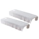 thumbnail image 4 of 2pcs Cubierta De Sábana De Cama De Masaje De Terciopelo De Cristal Suave Con Agujero 31x75 Pulgadas Blanco, 4 of 5