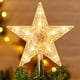 thumbnail image 2 of Estrella Punta Arbol Led Calida Navidad A Pilas Decoracion, 2 of 3