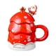 thumbnail image 1 of Taza De Café Con Diseño De árbol De Navidad, Tazas De Leche Para Regalo De Cumpleaños, Hogar, Oficina, Rojo, 1 of 3