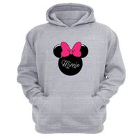 Genérico - Polerón Canguro Ratoncita M. Gris Claro Talla Xl Unisex