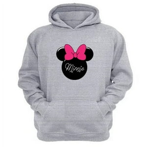 Genérico - Polerón Canguro Ratoncita M. Gris Claro Talla M Unisex