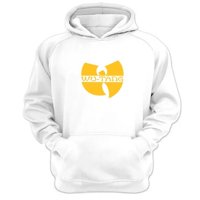 Genérico - Polerón Canguro Wu-Tang Blanco Talla L Unisex