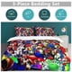 thumbnail image 5 of Super Mario 3-Piece Comforter Set for Bedroom Super Mario Bedding Set for Kids Adults Soft Microfiber Duvet Cover Set with Zipper Closure, 5 of 5