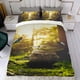 thumbnail image 4 of Yoda Bebé Conjunto de sábanas temático, trío de piezas, cómodo y amigable con la piel, diseño único, regalo de decoración para el hogar para familiares, amigos y fans,173cm *218cm, 4 of 6
