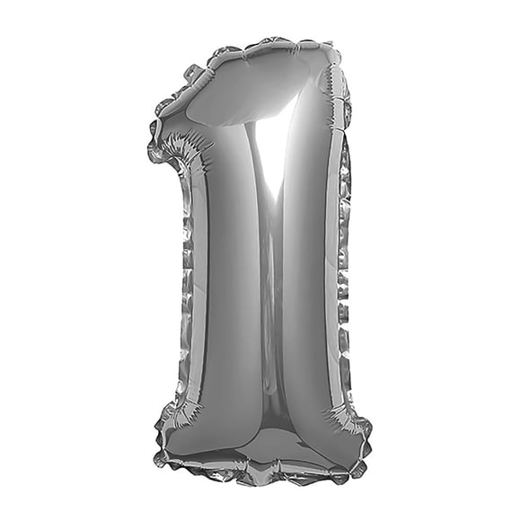 Globo mylar 32" silver # 1
