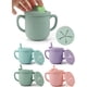 thumbnail image 2 of Vaso Taza Pajita Silicona Bebedero Aprendizaje Asa Bebe Lau, 2 of 3