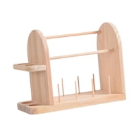 Magideal - Dispensador De Hilo De Hilo Portátil Fácil De Ensamblar Estantería De Hilo De Hilo De Hilo De Lana Soporte De Almacenamiento De Hilo De Tejido Para El