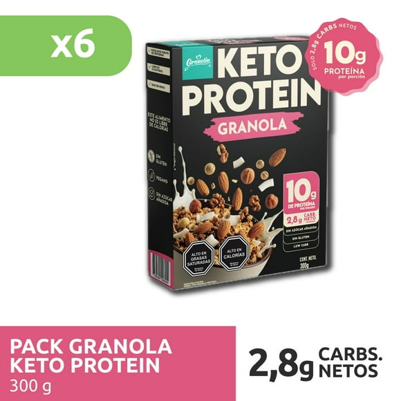 Granola Keto Protein 300g Pack 6 Unidades