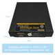 thumbnail image 2 of Caja de Almacenamiento Folio Lineco Negra con Tapa Abatible 9x12 pulg (Paquete de 2), 2 of 8