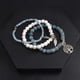 thumbnail image 2 of Pulsera de cuentas de chakras con jaspe turquesa y ágata tibetana del Árbol de la Vida | Juego de pulseras con dijes de playa - Ocean Jewelry…, 2 of 7