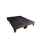 thumbnail image 5 of Cama Dos Plazas Con Respaldo y bases divididas de 150 X 190cm Tapizada en Felpa Chocolate Oscuro, 5 of 6