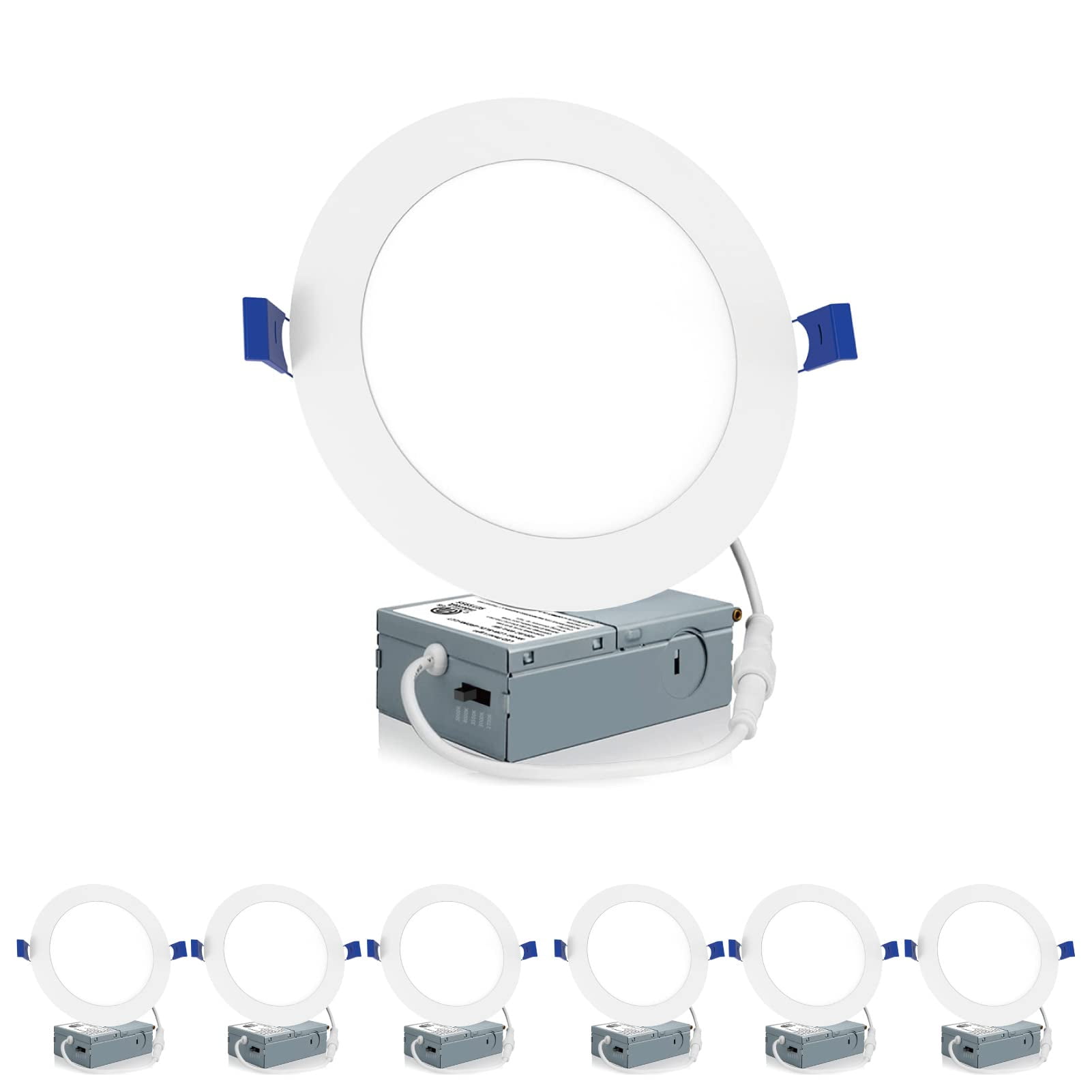 Luminaria Meconard, Paquete De 6, Led De 15 Cm, 12 W Regulable