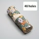 thumbnail image 1 of Exquisite Pencil Roll Bag - 12/24/36/48/72-Hole Art Roll Pencil Case for Student Stationery Storage and School Supplies, 1 of 5