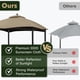 thumbnail image 4 of Toldo de repuesto para gazebo ABCCANOPY para Lowe's Allen Roth, 4 of 6