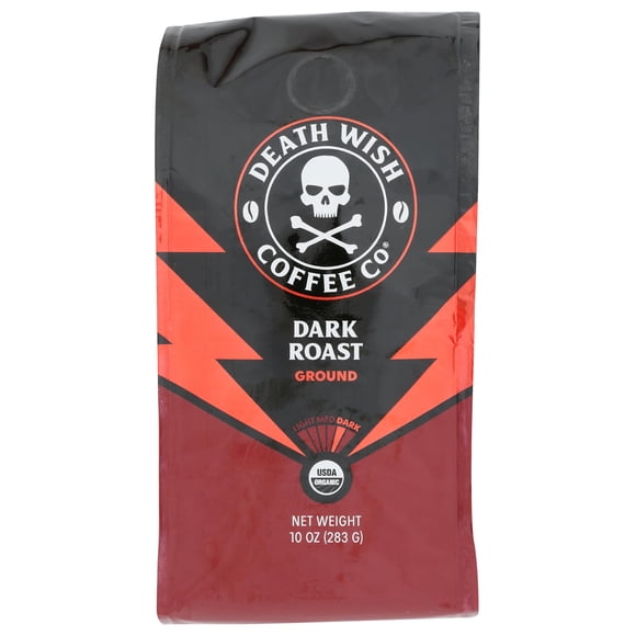 Coffee Death Wish Café molido y tostado oscuro, 300 ml