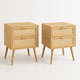 thumbnail image 1 of Pack de 2 Velador Eames Mesh Doble 40x55 - Madera Clara, 1 of 7