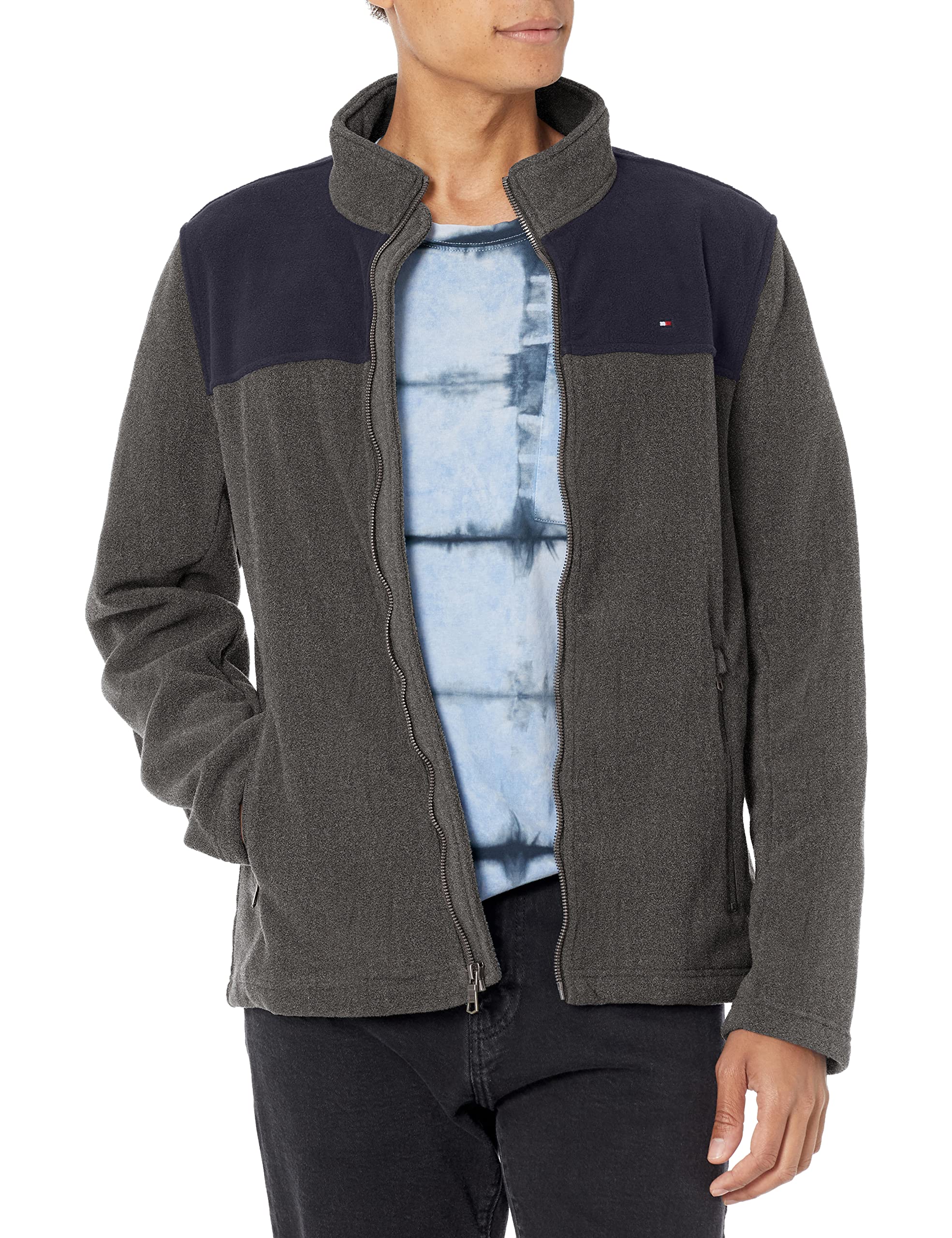 Chaqueta Tommy Hilfiger De Forro Polar Clásico Con Cremallera Para Hombre