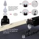 thumbnail image 4 of Tinta para Tatuajes Solong Serie S Profesional Negro 100 mL, 4 of 7