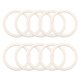 thumbnail image 1 of Uxcell 6.1 Pulgadas Anillos de Madera Sin Terminar Anillo de Madera Natural Círculo Adornos Redondos, 10 Piezas, 1 of 6