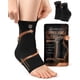 thumbnail image 1 of Tobillera TheraCopper de compresión de cobre, paquete de 2 unidades para hombres y mujeres, 1 of 7