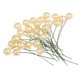thumbnail image 1 of Forma de bola de espuma Flor artificial Decoraciones de Navidad Adornos de espuma amarillo claro, 1 of 5