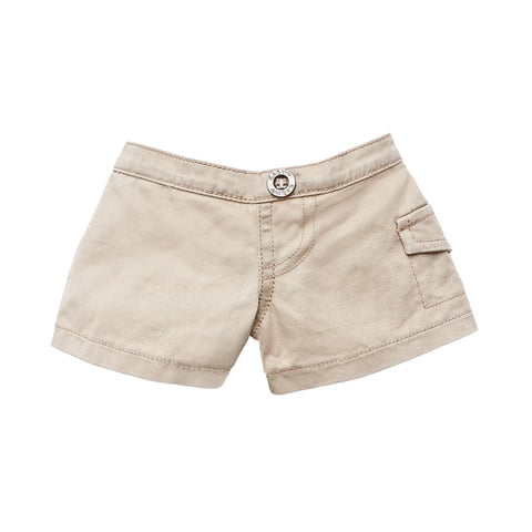 Pantalones Cortos Build A Bear Color Khaki Para Peluche