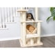 thumbnail image 2 of Condominio de madera auténtica Cat Tree Armarkat A6501 de 30 x 28 x 65 cm, 2 of 7