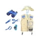 thumbnail image 4 of Conjunto De Exploración Al Aire Libre: Chaleco, Sombrero Y Accesorios Para Niños, Color Azul, 4 of 5