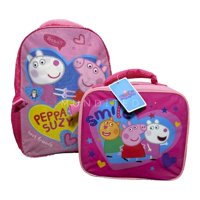 Intek - Pack Mochila Mas Lonchera Preescolar Peppa Pig