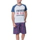 thumbnail image 2 of Pijama Corto Hombre Azul M, 2 of 3