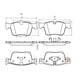 thumbnail image 2 of Pastillas Freno para auto Peugeot 508 2010-2023 Delantero, 2 of 2