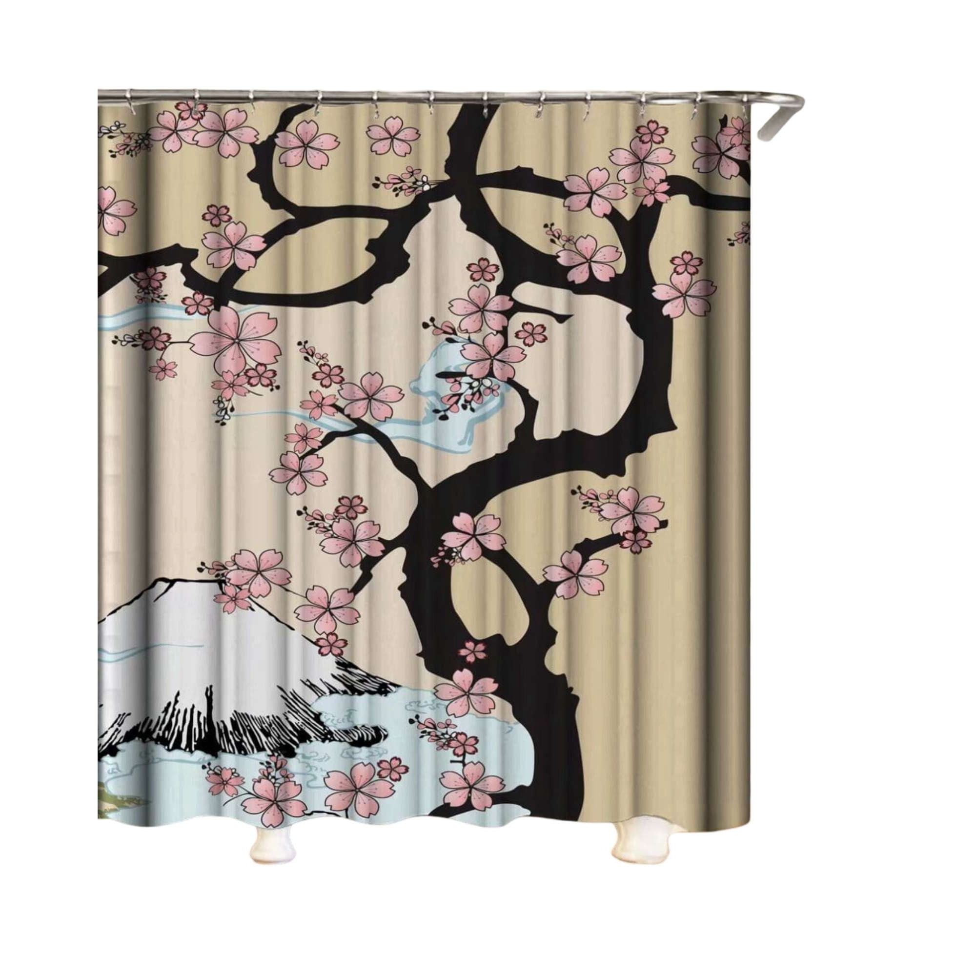 Genérico - Cortina De Baño Con Forro De Ducha 180 Cm L25