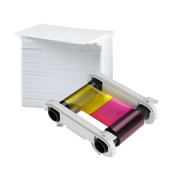 ID Zone Evolis R5F008MD06 Cinta YMCKO de 300 impresiones